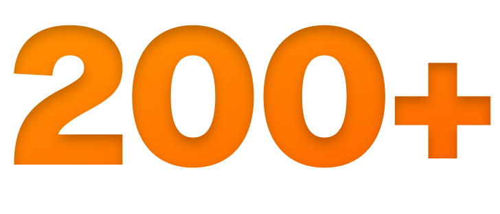 200+